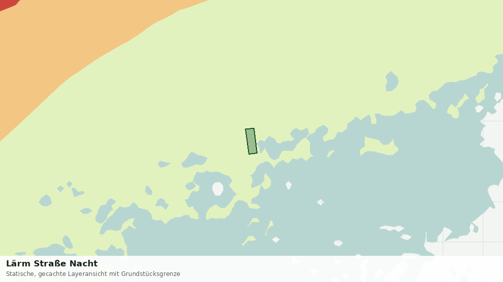 Statische Kartenansicht: Lärm Straße Nacht