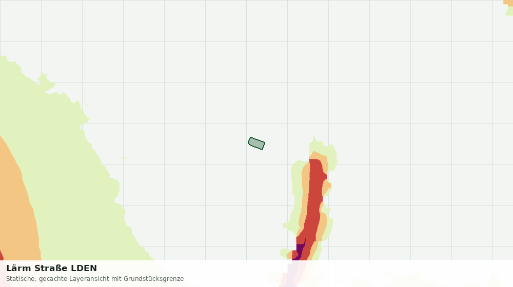 Statische Kartenansicht: Lärm Straße LDEN