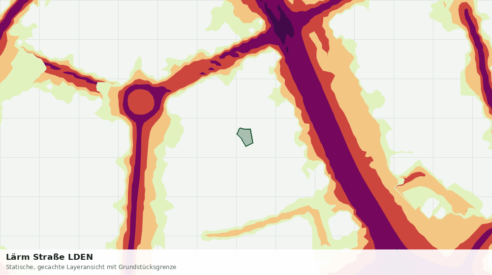 Statische Kartenansicht: Lärm Straße LDEN