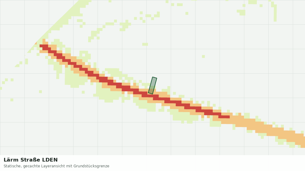 Statische Kartenansicht: Lärm Straße LDEN