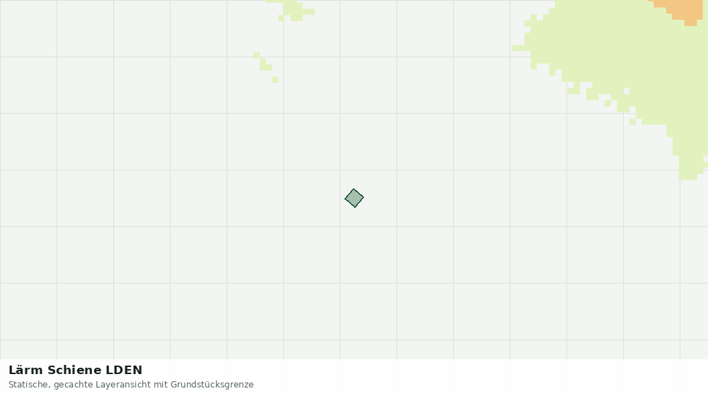Statische Kartenansicht: Lärm Schiene LDEN