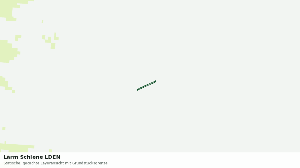Statische Kartenansicht: Lärm Schiene LDEN