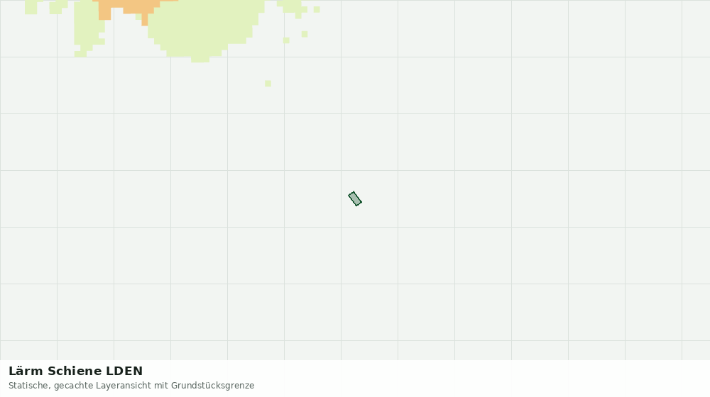 Statische Kartenansicht: Lärm Schiene LDEN