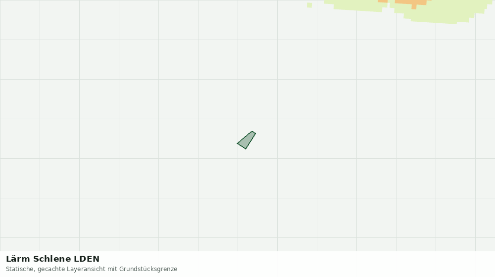 Statische Kartenansicht: Lärm Schiene LDEN