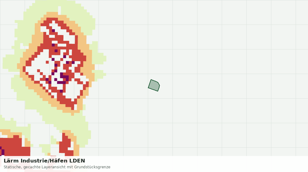 Statische Kartenansicht: Lärm Industrie/Häfen LDEN