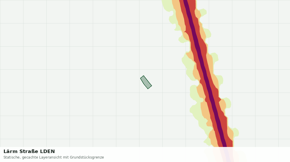 Statische Kartenansicht: Lärm Straße LDEN