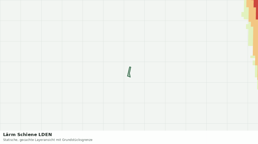 Statische Kartenansicht: Lärm Schiene LDEN