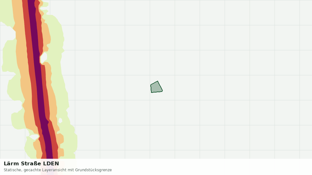 Statische Kartenansicht: Lärm Straße LDEN