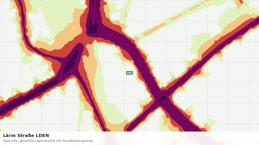Statische Kartenansicht: Lärm Straße LDEN