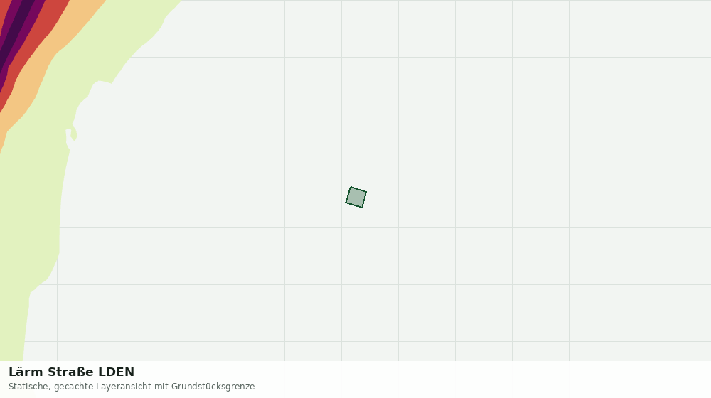 Statische Kartenansicht: Lärm Straße LDEN
