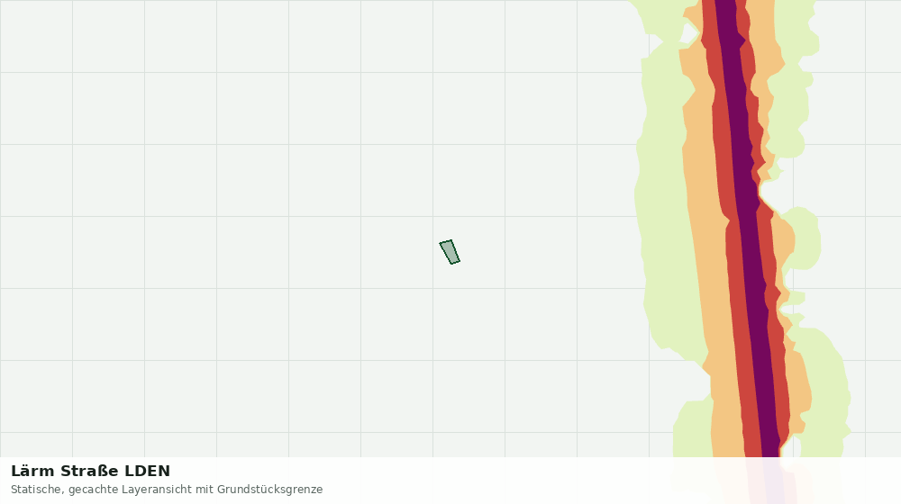 Statische Kartenansicht: Lärm Straße LDEN