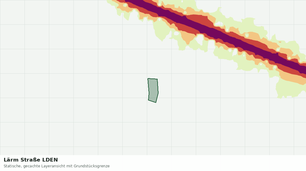 Statische Kartenansicht: Lärm Straße LDEN