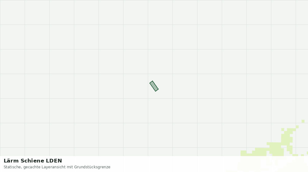 Statische Kartenansicht: Lärm Schiene LDEN
