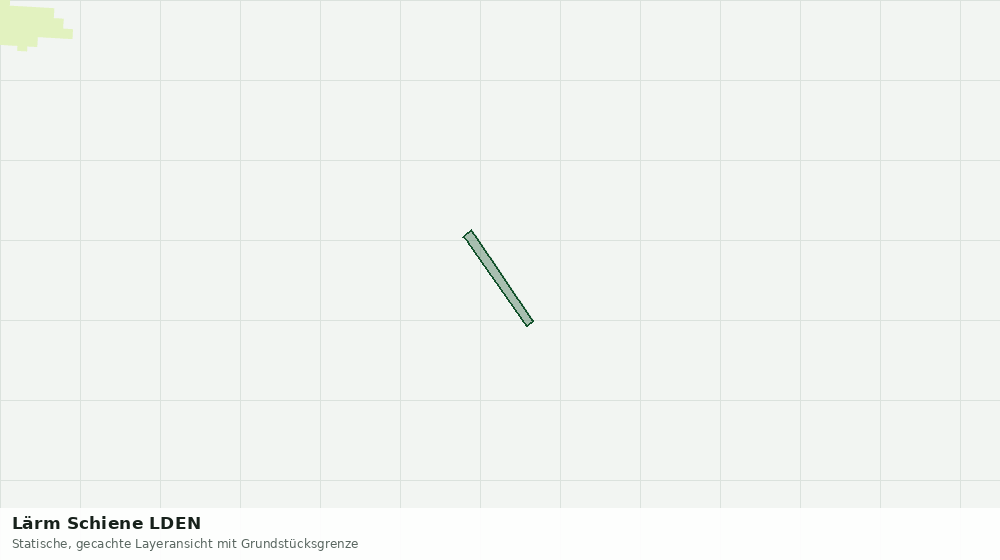 Statische Kartenansicht: Lärm Schiene LDEN