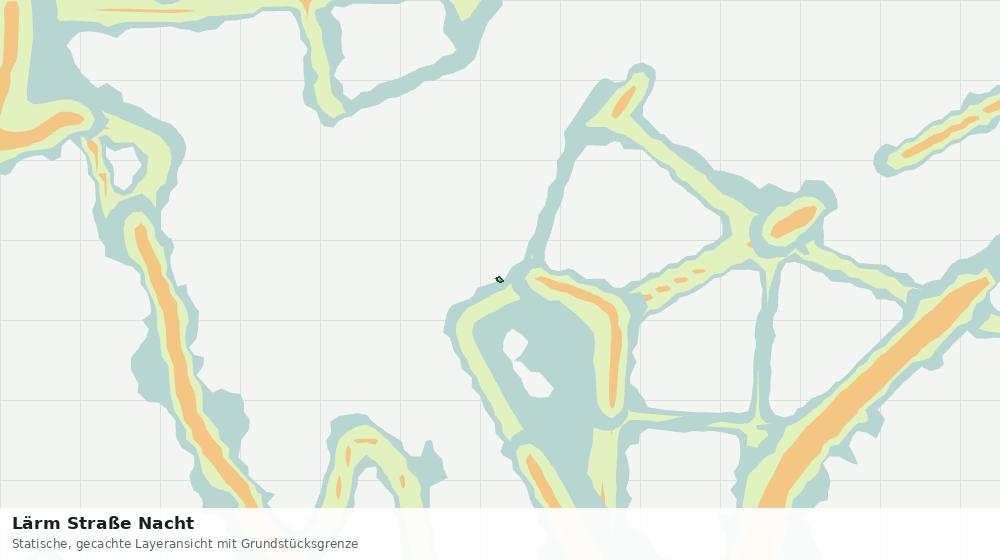 Statische Kartenansicht: Lärm Straße Nacht