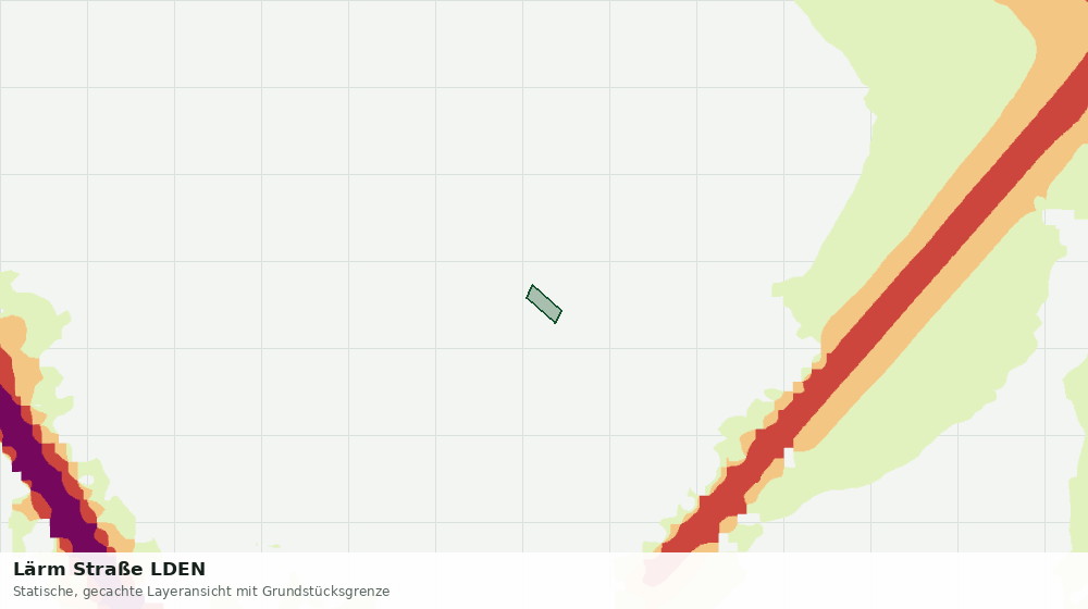 Statische Kartenansicht: Lärm Straße LDEN
