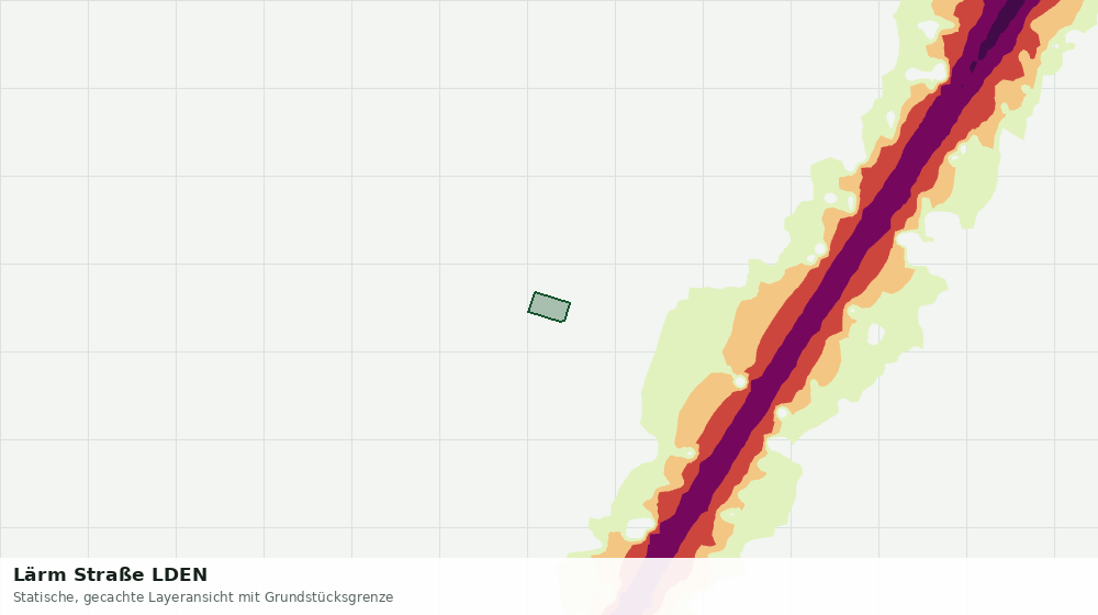 Statische Kartenansicht: Lärm Straße LDEN