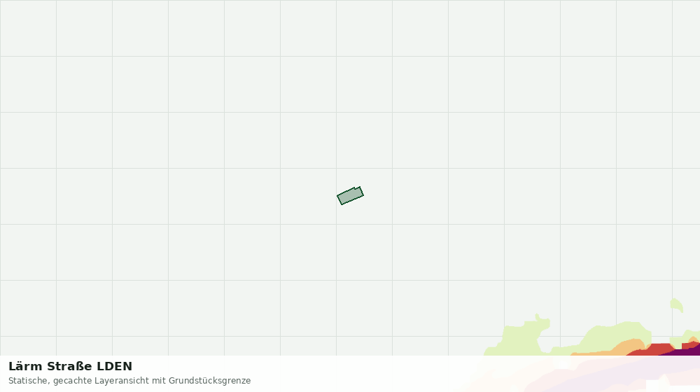 Statische Kartenansicht: Lärm Straße LDEN