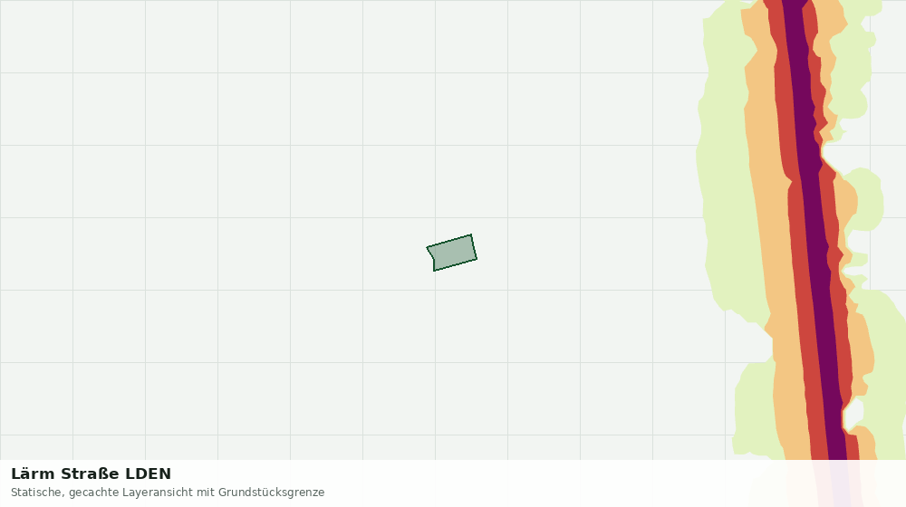 Statische Kartenansicht: Lärm Straße LDEN