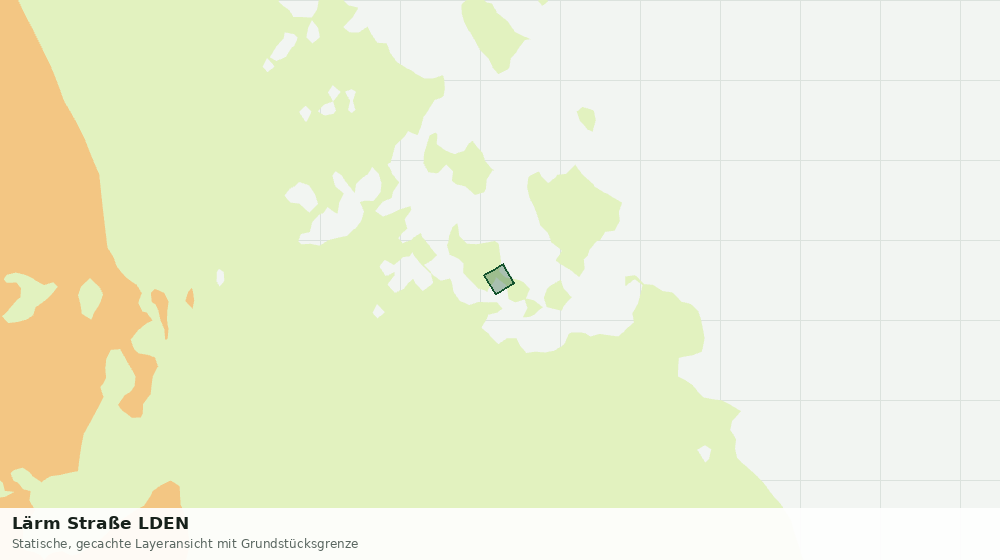 Statische Kartenansicht: Lärm Straße LDEN