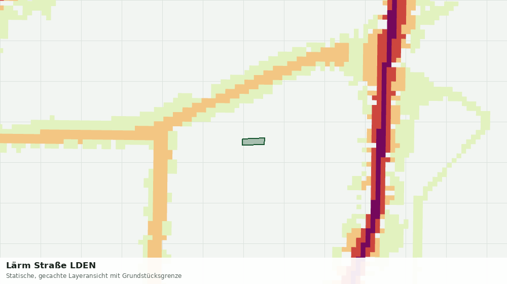 Statische Kartenansicht: Lärm Straße LDEN