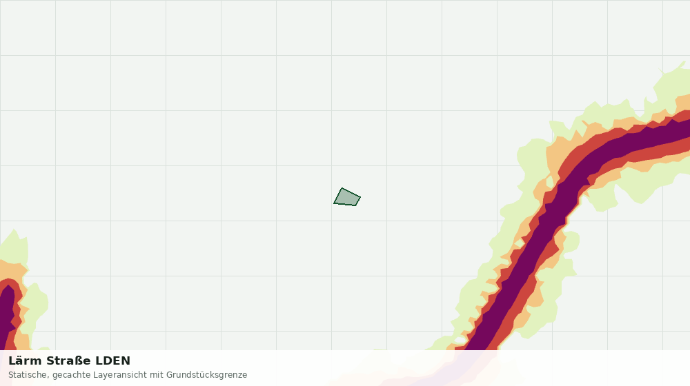 Statische Kartenansicht: Lärm Straße LDEN