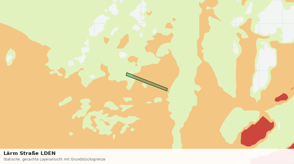 Statische Kartenansicht: Lärm Straße LDEN