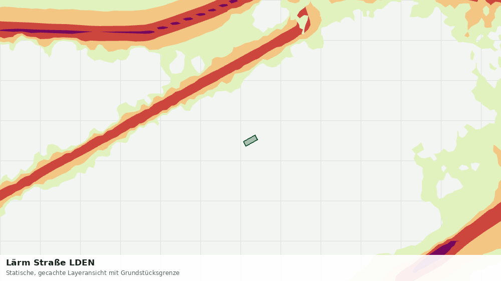 Statische Kartenansicht: Lärm Straße LDEN
