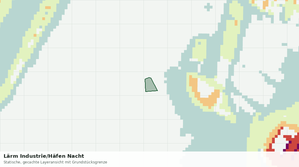 Statische Kartenansicht: Lärm Industrie/Häfen Nacht