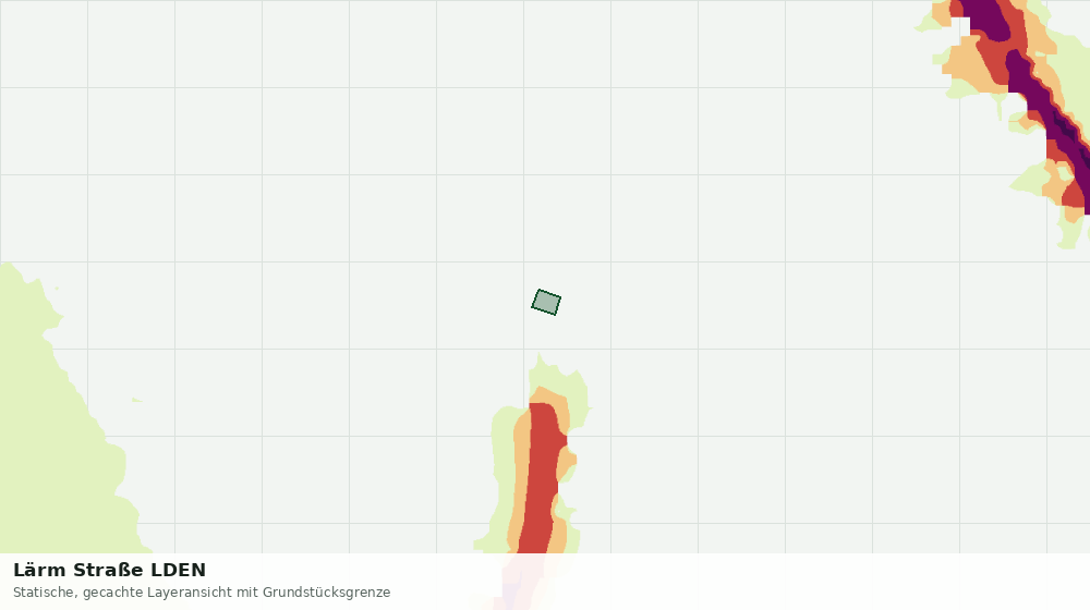 Statische Kartenansicht: Lärm Straße LDEN