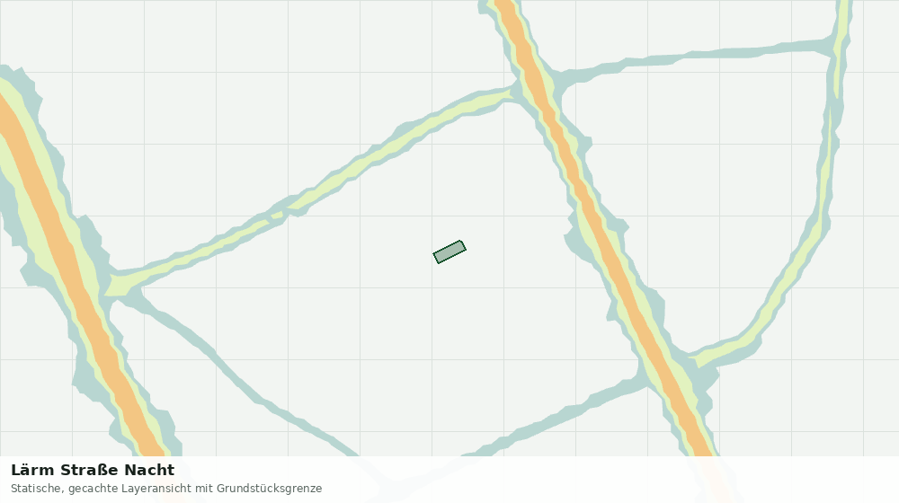 Statische Kartenansicht: Lärm Straße Nacht