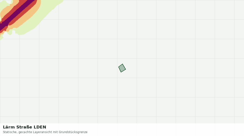 Statische Kartenansicht: Lärm Straße LDEN