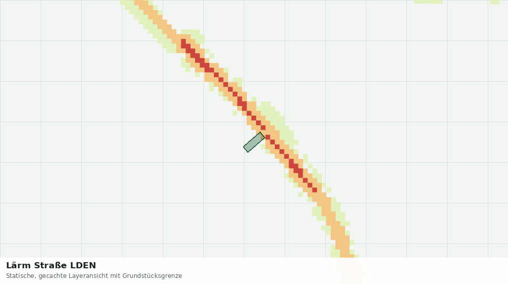 Statische Kartenansicht: Lärm Straße LDEN