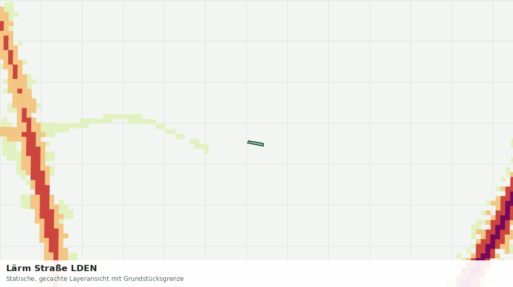 Statische Kartenansicht: Lärm Straße LDEN