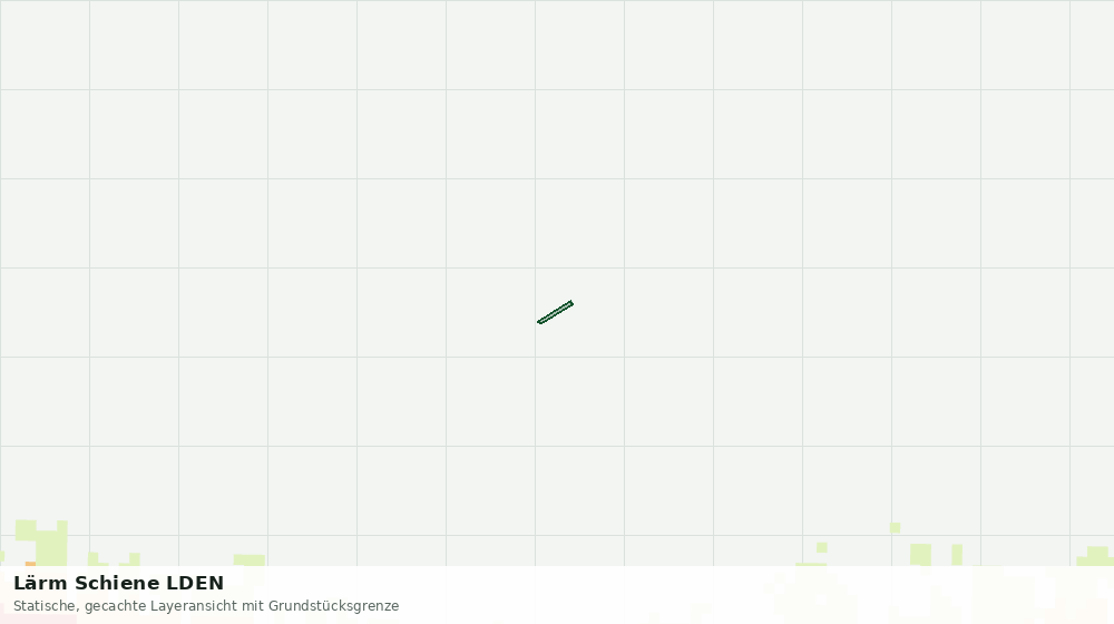 Statische Kartenansicht: Lärm Schiene LDEN