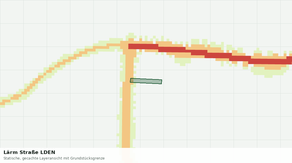 Statische Kartenansicht: Lärm Straße LDEN
