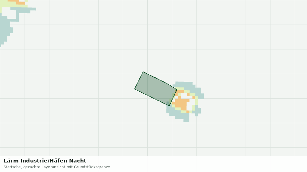Statische Kartenansicht: Lärm Industrie/Häfen Nacht