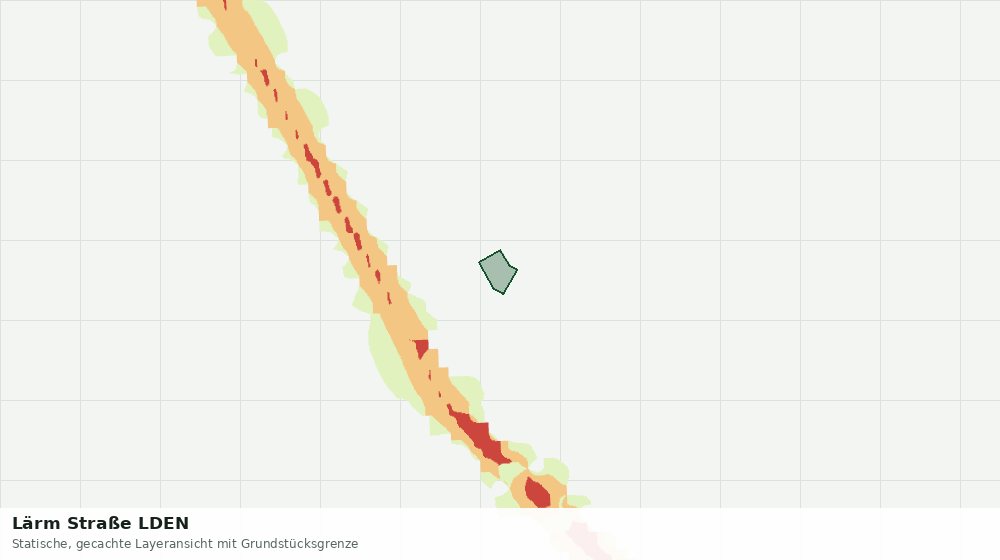 Statische Kartenansicht: Lärm Straße LDEN