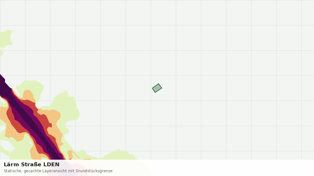 Statische Kartenansicht: Lärm Straße LDEN