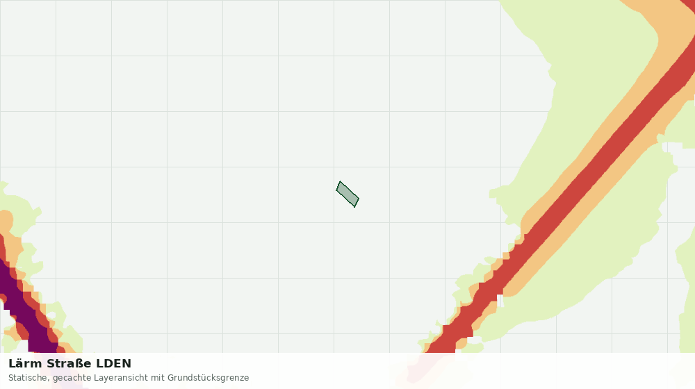Statische Kartenansicht: Lärm Straße LDEN