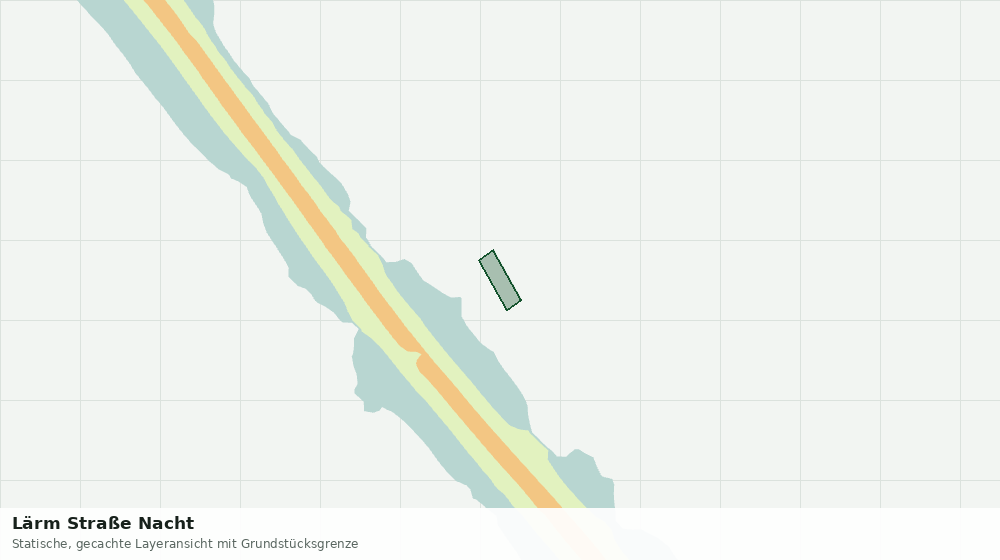Statische Kartenansicht: Lärm Straße Nacht