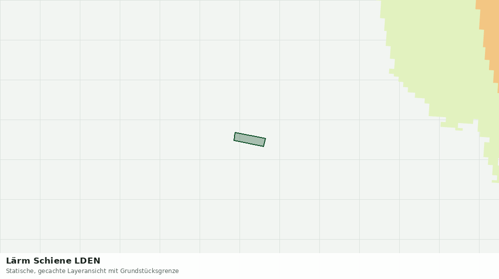 Statische Kartenansicht: Lärm Schiene LDEN