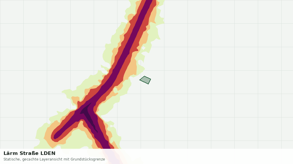 Statische Kartenansicht: Lärm Straße LDEN