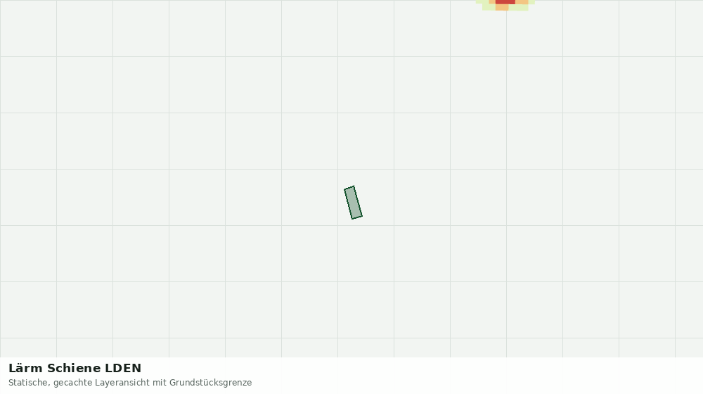 Statische Kartenansicht: Lärm Schiene LDEN