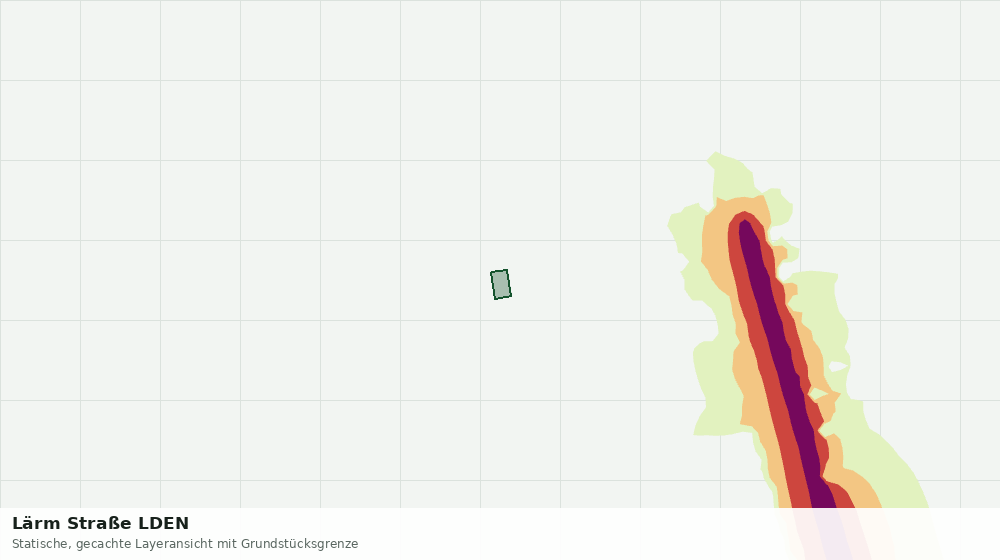 Statische Kartenansicht: Lärm Straße LDEN
