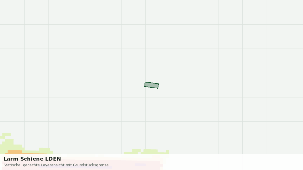 Statische Kartenansicht: Lärm Schiene LDEN