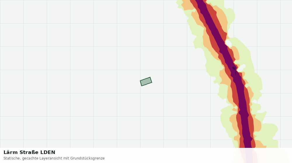 Statische Kartenansicht: Lärm Straße LDEN