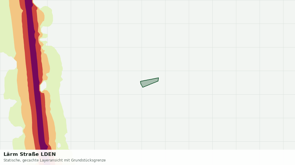 Statische Kartenansicht: Lärm Straße LDEN