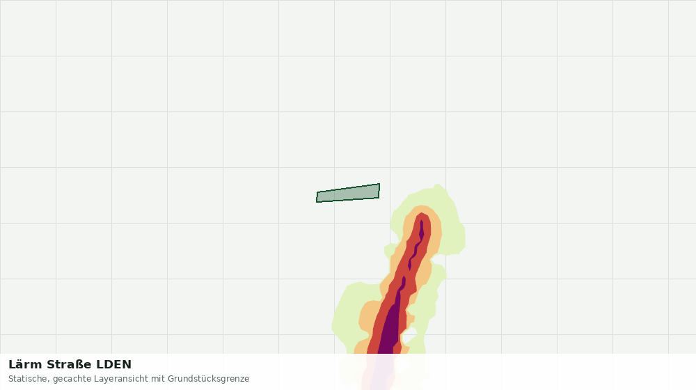 Statische Kartenansicht: Lärm Straße LDEN