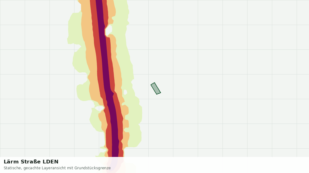 Statische Kartenansicht: Lärm Straße LDEN